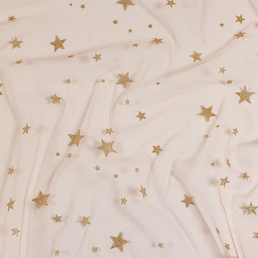 Starry Glitter Tulle - Pale Pink - Joann Fabrics