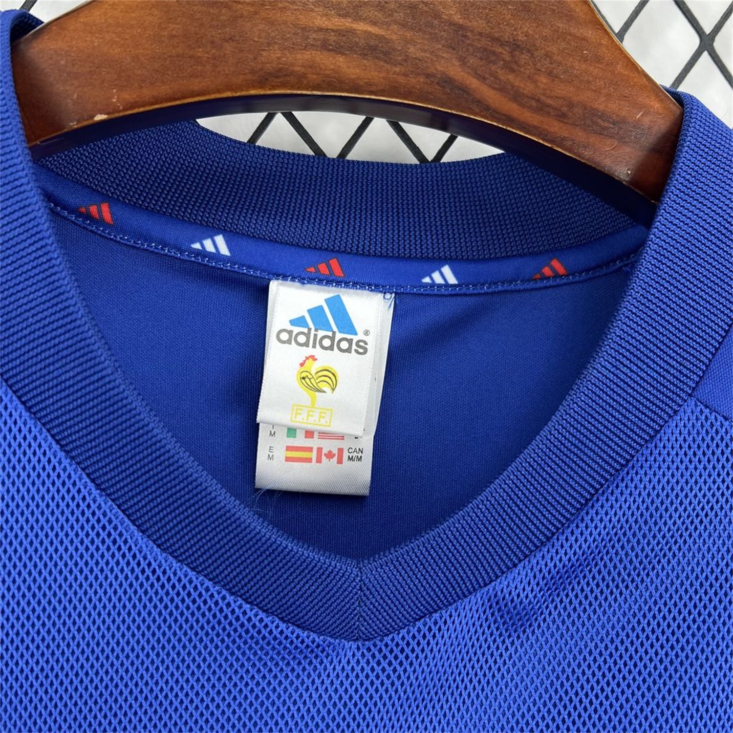 Retro France 2002 Home Jersey - Fans Version - UnitedFutballJersey