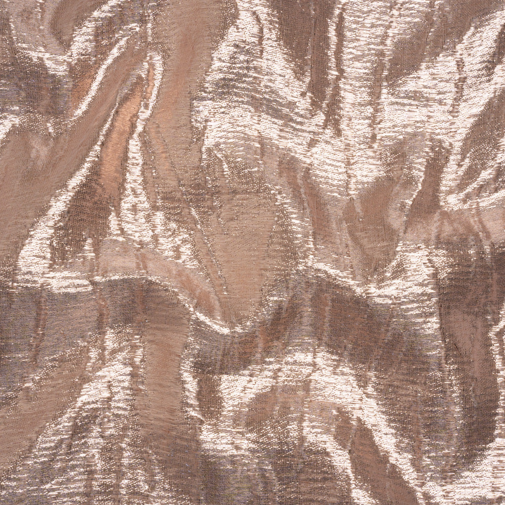 Metallic Brocade - Rose Gold Subtle Wrinkles - Kylie Collection - Joann Fabrics