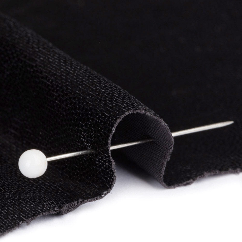 Black Tiny Dots Foiled Stretch Polyester Jersey - Joann Fabrics