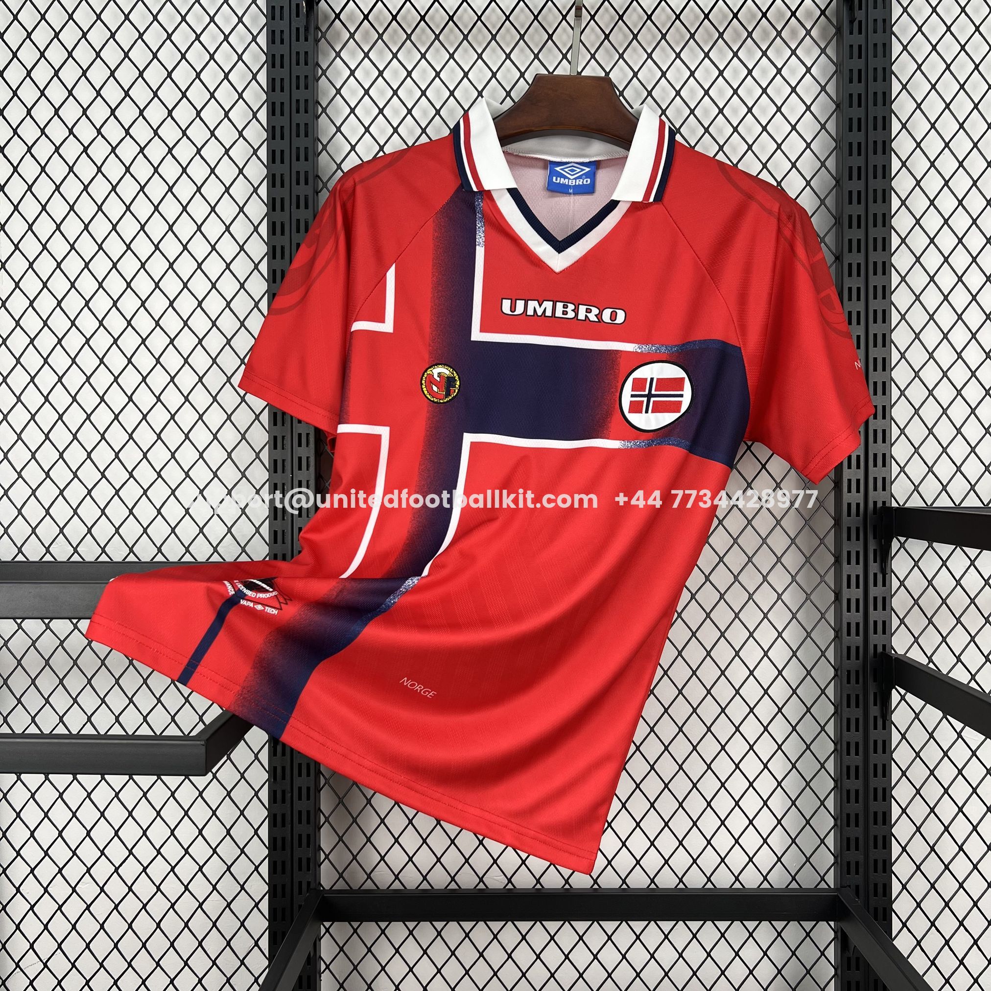 Retro Norway 1998 Home Jersey - UnitedFutballJersey