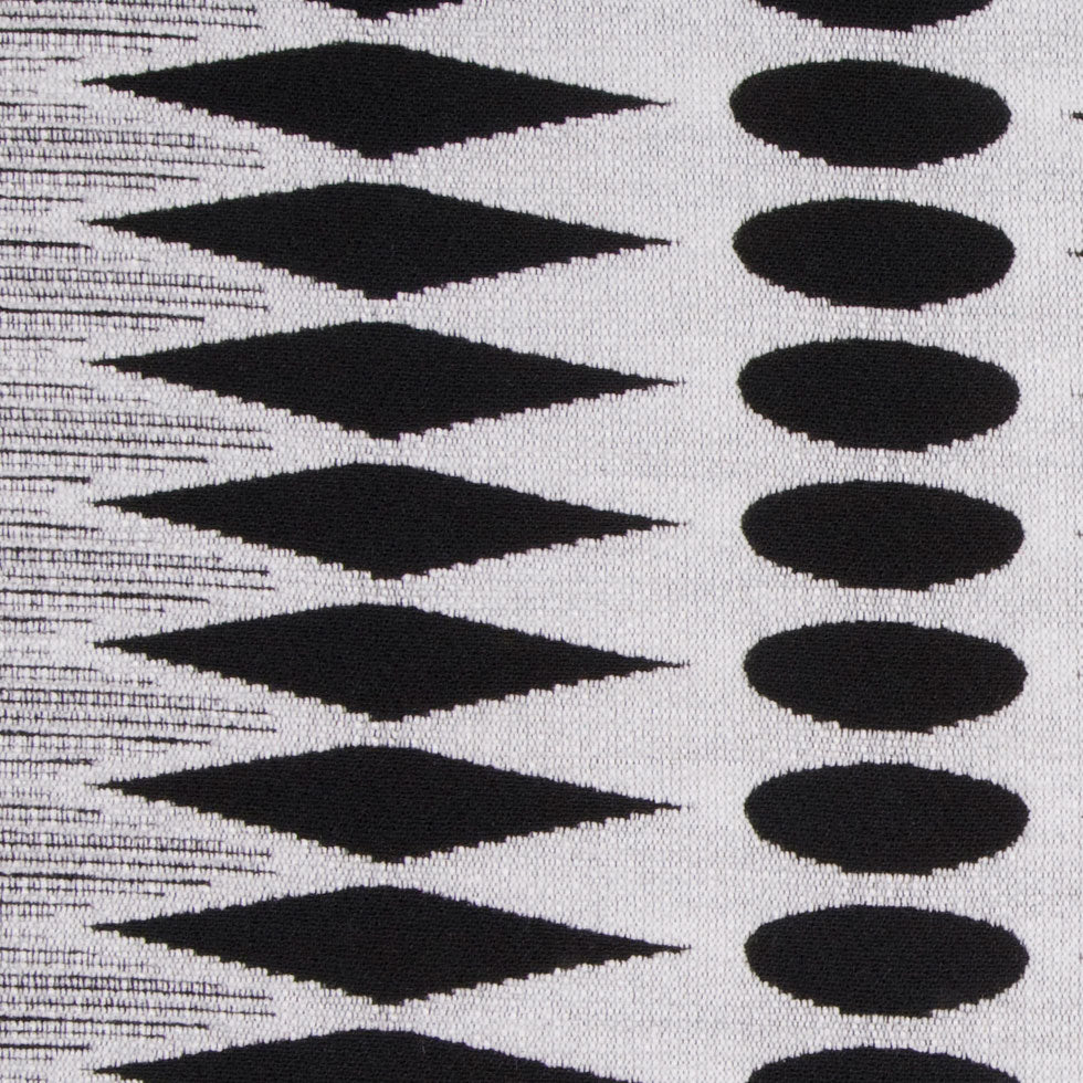 White/Black Geometric Chenille - Joann Fabrics