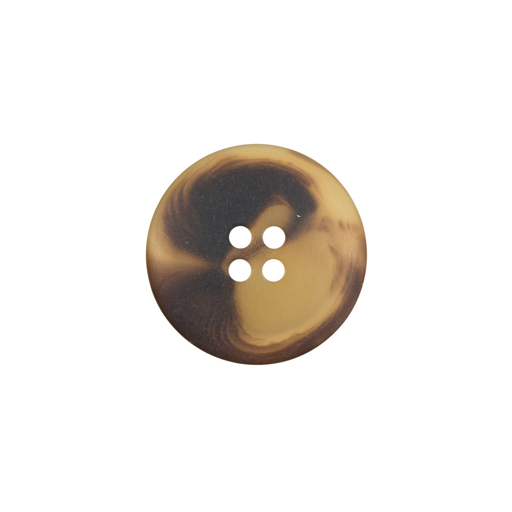 Brown Plastic 4-Hole Button - 28L/18mm - Joann Fabrics