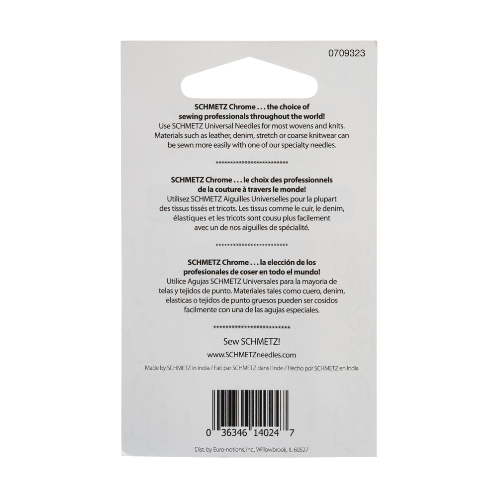 Schmetz Chrome Universal Machine Needles - 60/8 - 5 ct - Joann Fabrics