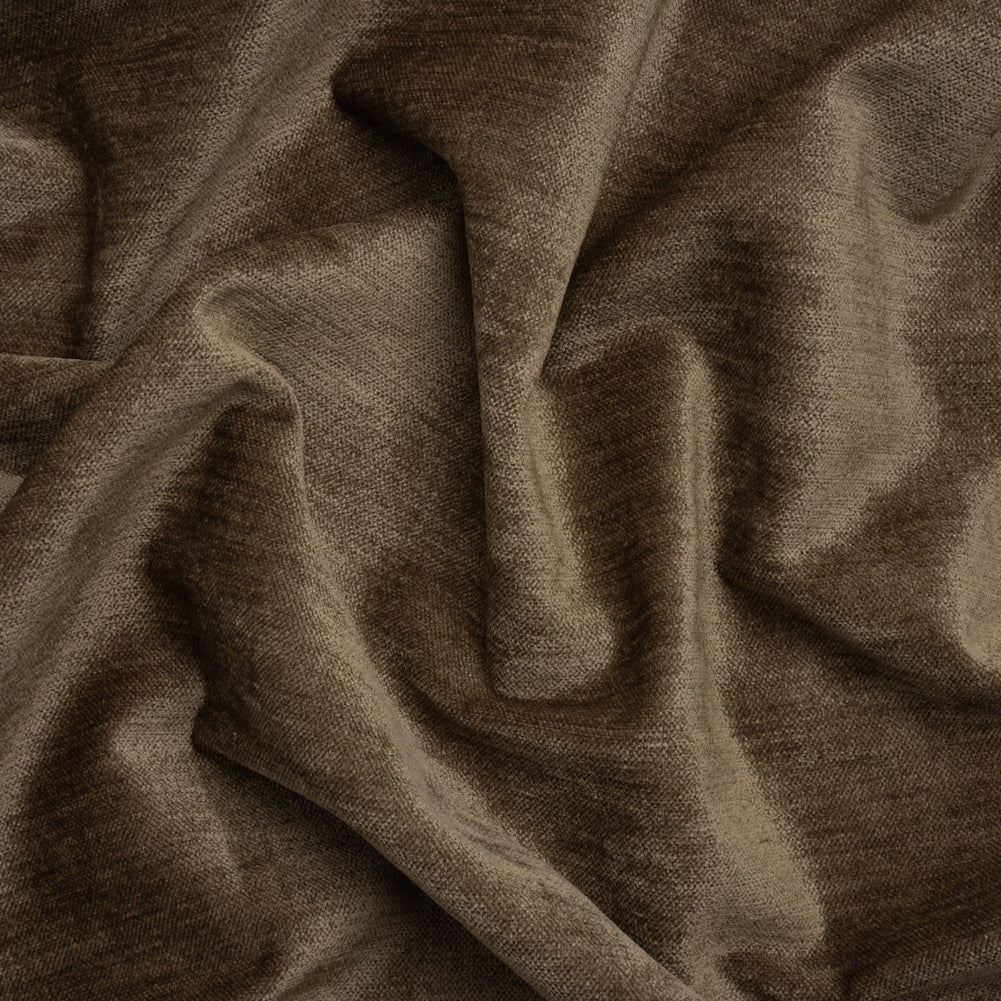 Upholstery Chenille with Latex Backing - Mocha - Tonnet Collection - Joann Fabrics