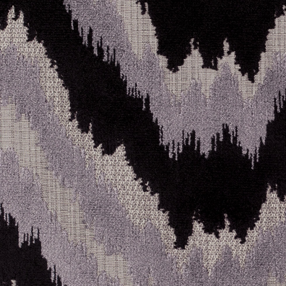 Black/Multi-Gray Ikat Chenille - Joann Fabrics