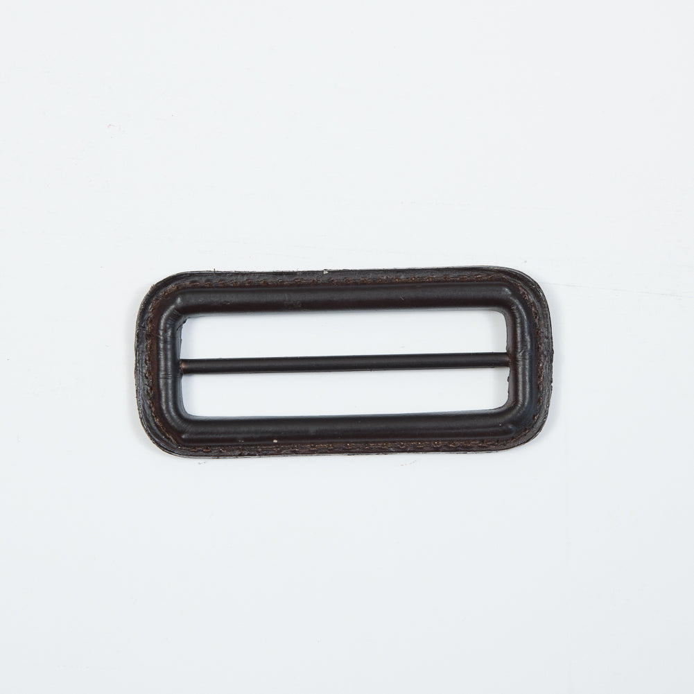 Antique Brown Leather Buckle - 3