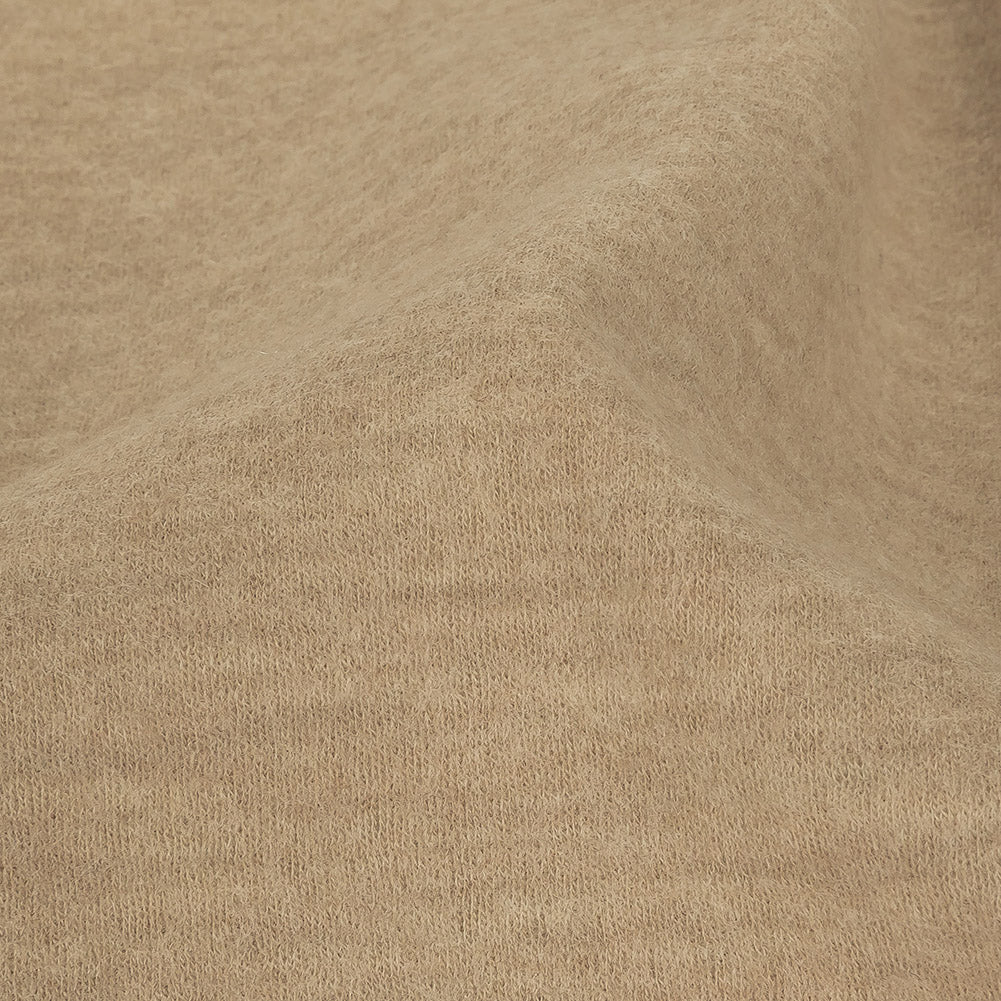 Heathered Doeskin and Angora Brushed Wool Knit - Joann Fabrics