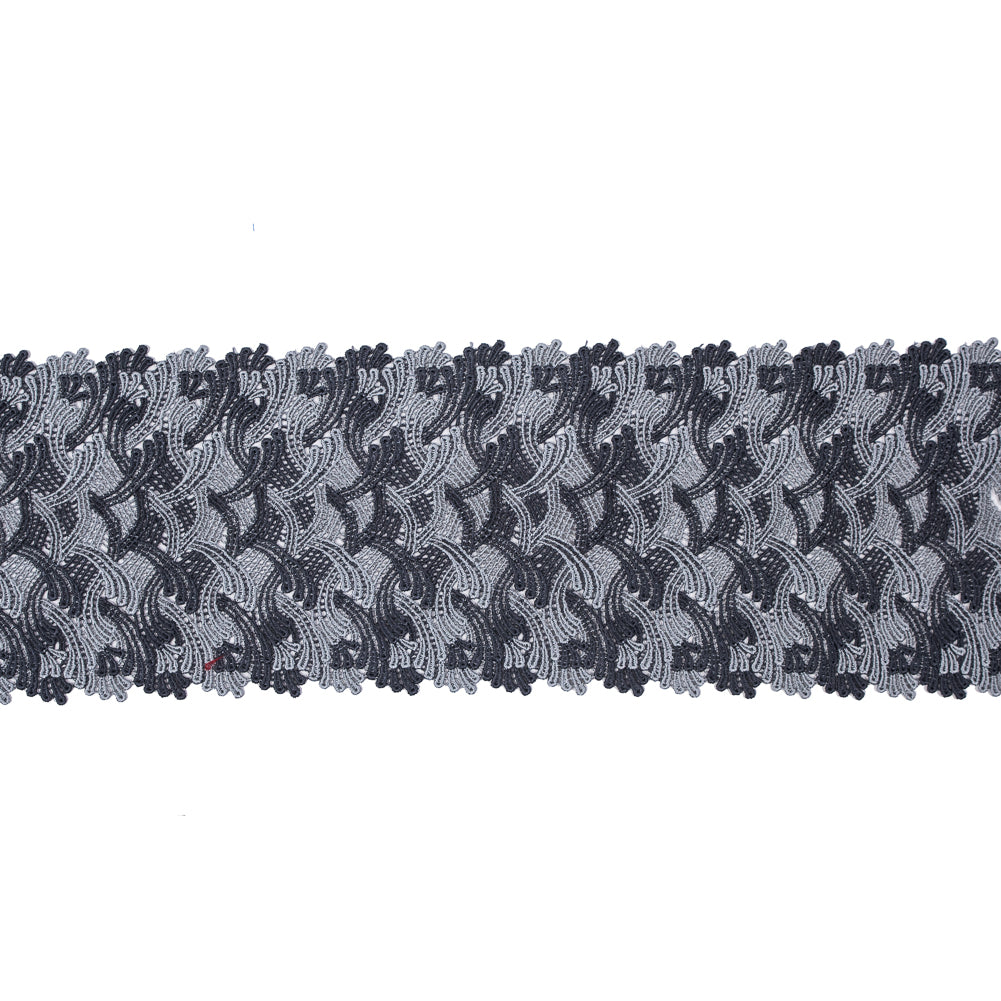 Pavement Gray Venise Lace Trim - 6