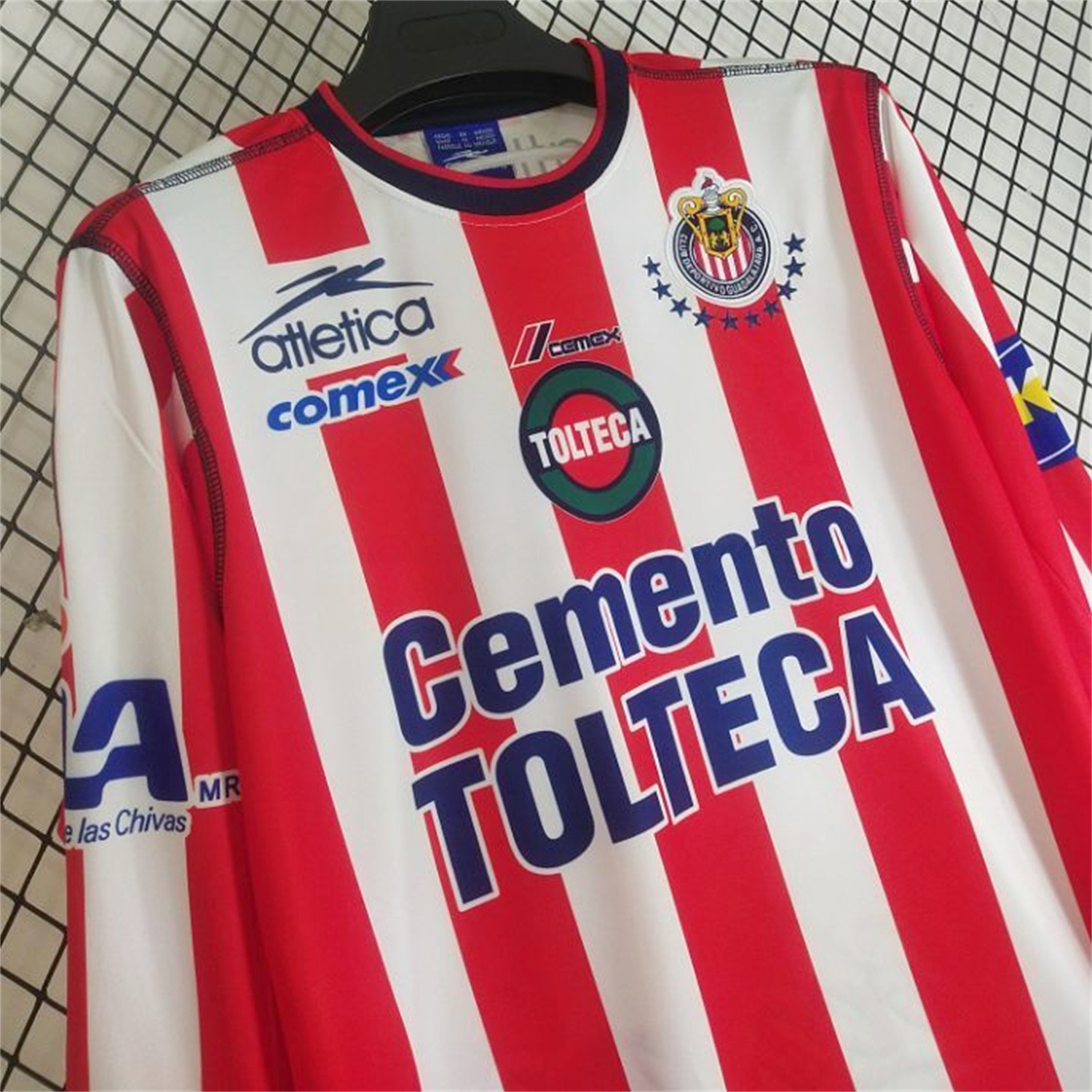 Retro Chivas de Guadalajara 2002-03 Home Long Sleeves Jersey - UnitedFutballJersey