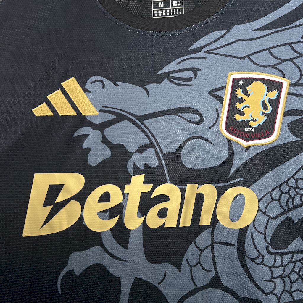 2025/2026 Aston Villa Away Football Shirt 1:1 Thai Quality