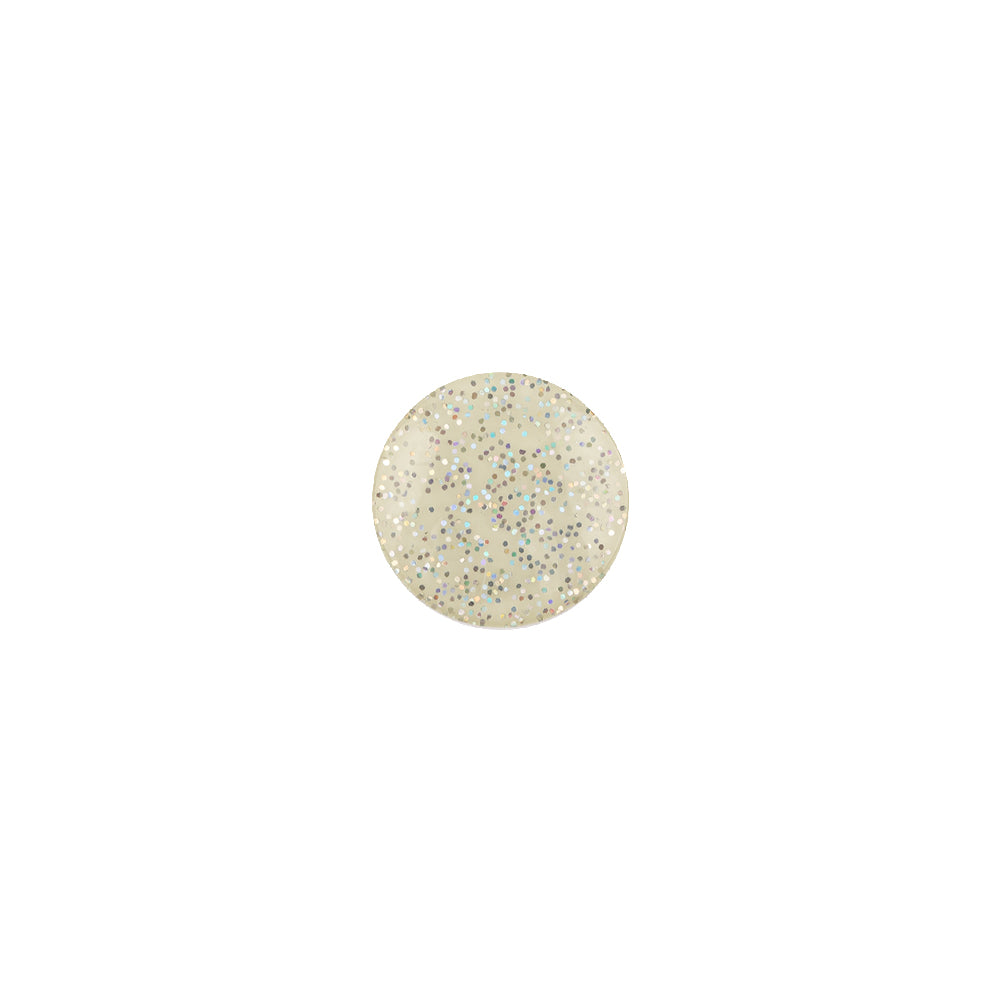Silver Rainbow Glitter Translucent Shank Back Button - 16L/10mm - Joann Fabrics