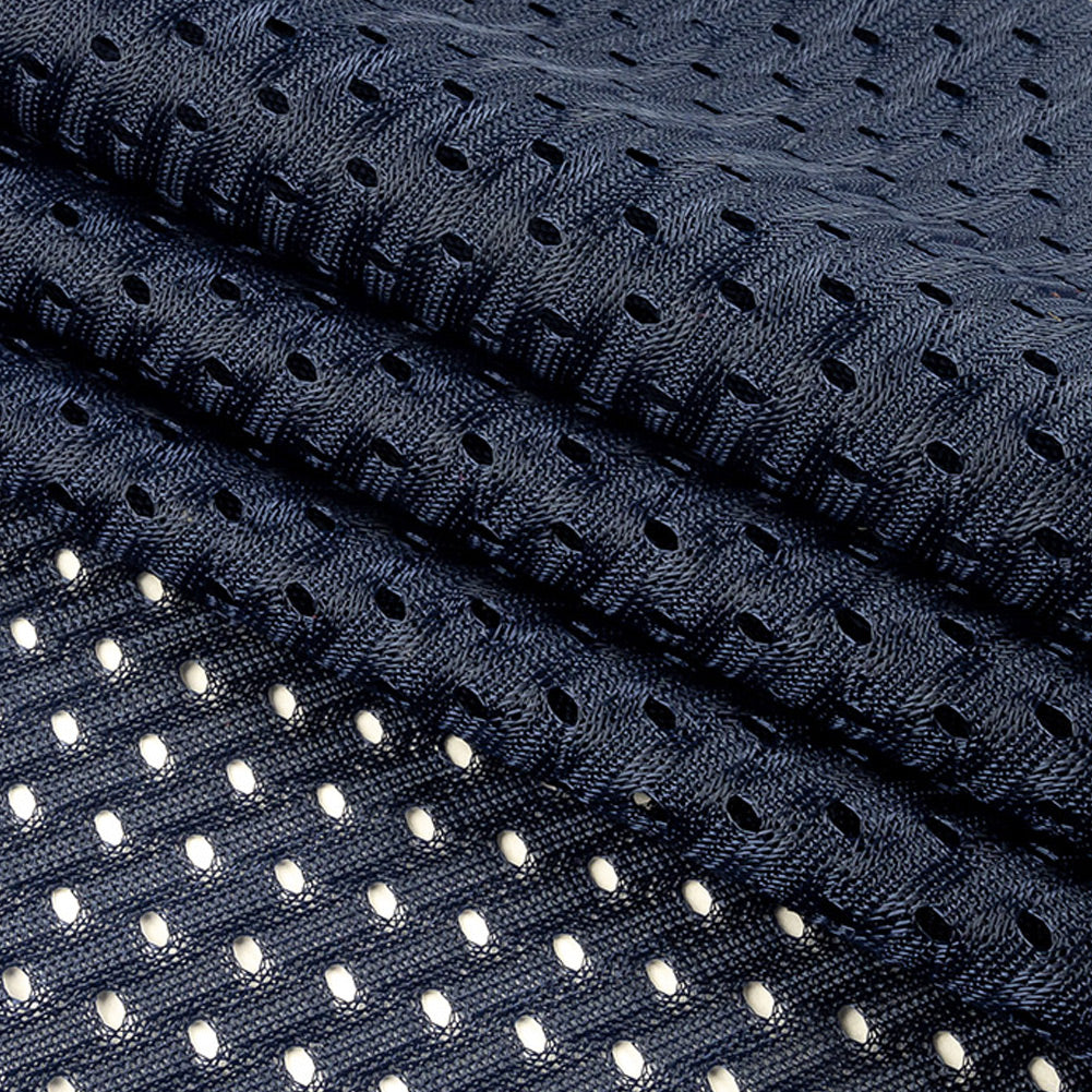 Polyester Athletic Mesh - Navy - Heracles Collection - Joann Fabrics