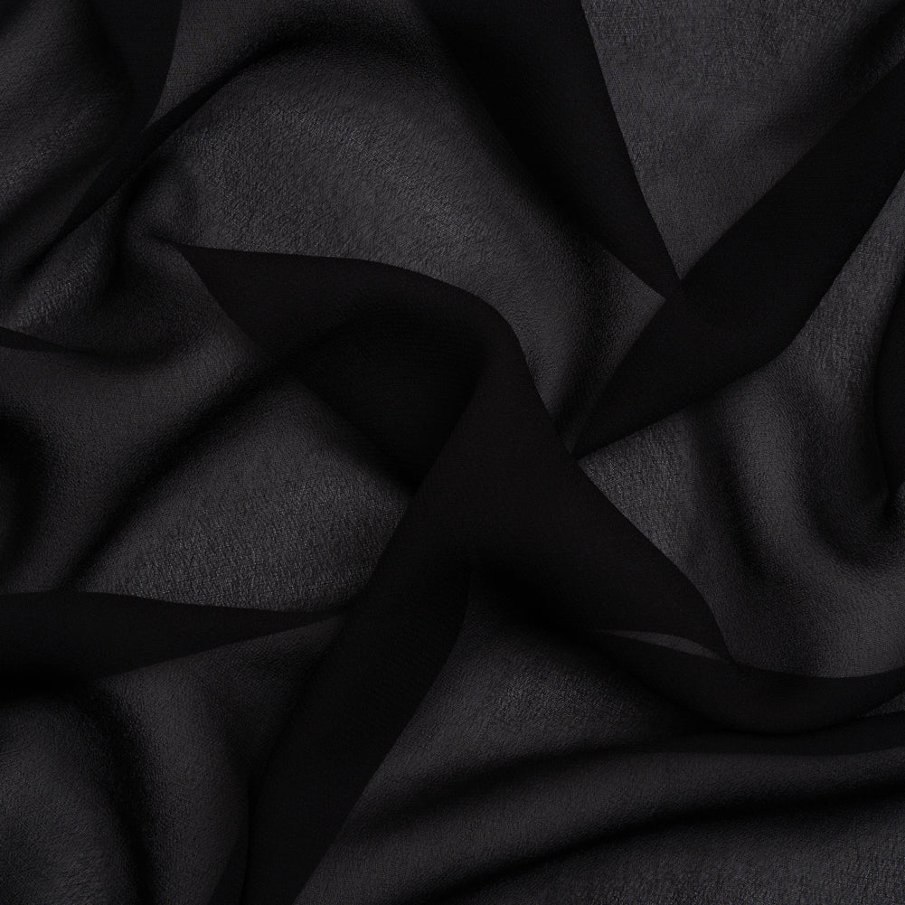 Famous Australian Designer Black Viscose Georgette - Joann Fabrics