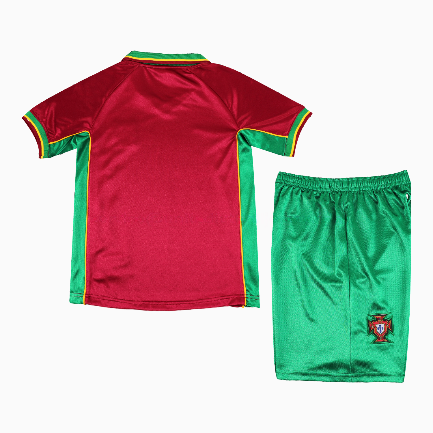 Retro Portugal 1998 Home Kids Kit - UnitedFutballJersey