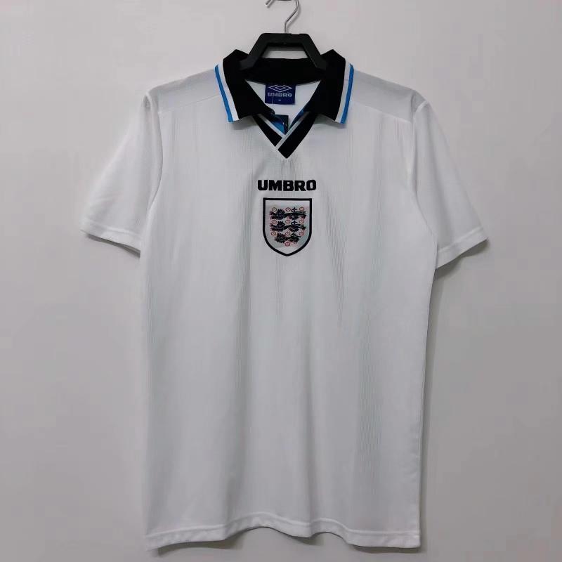 1996 Retro England Home Soccer Jersey 1:1 Thai Quality