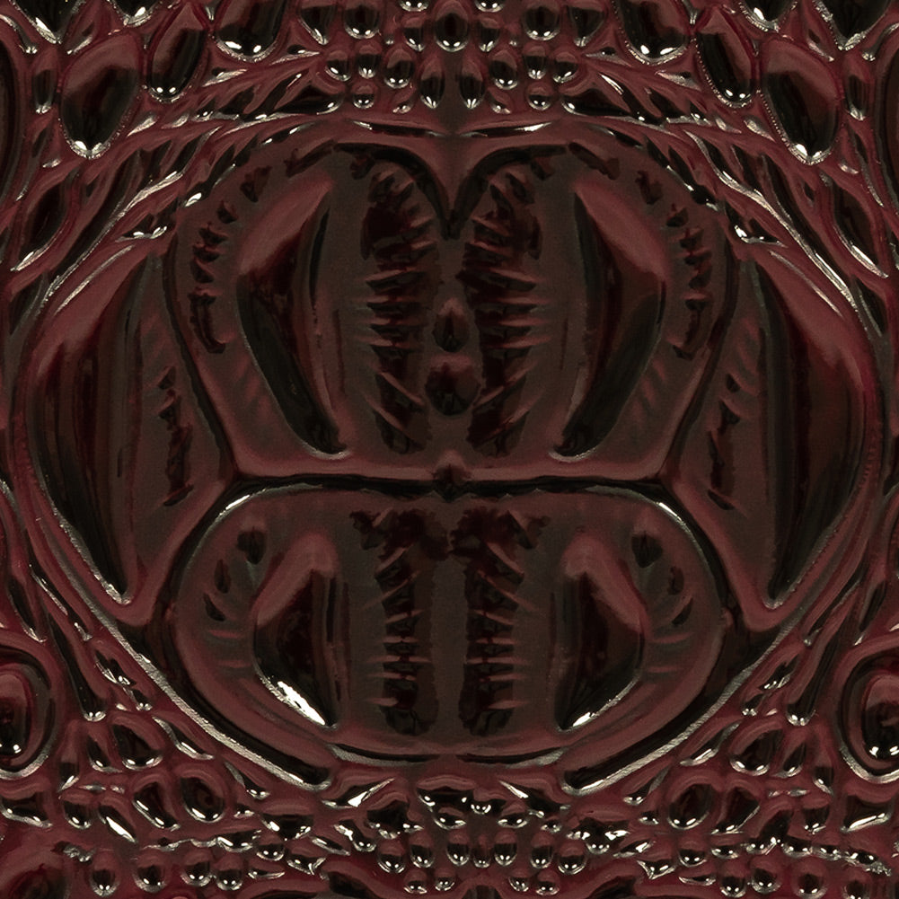 Alligator 3D Embossed Vinyl - Wine - Congaree Collection - Joann Fabrics