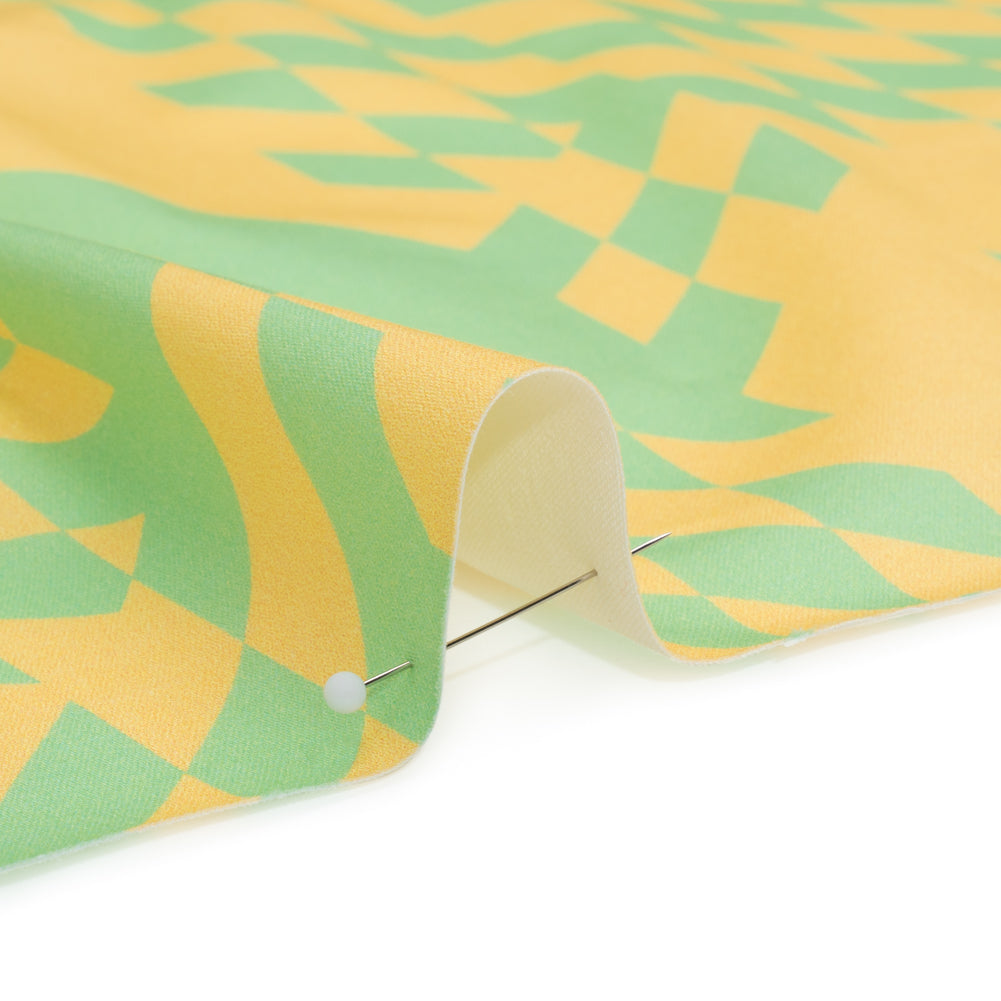 Mood Exclusive Lemon Lime Life Stretch Cotton Sateen - Joann Fabrics