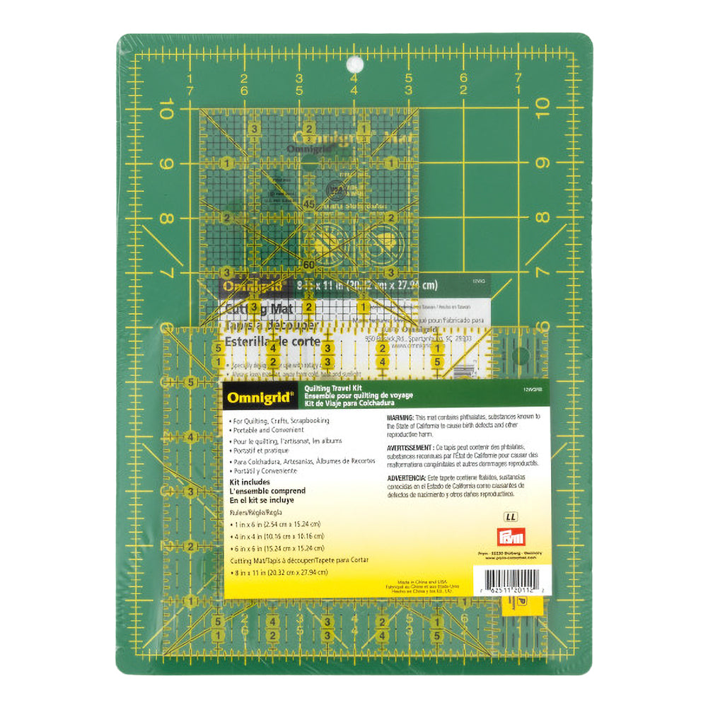 Omnigrid Quilting Travel Set with Rulers and Cutting Mat - 4pc - Joann Fabrics