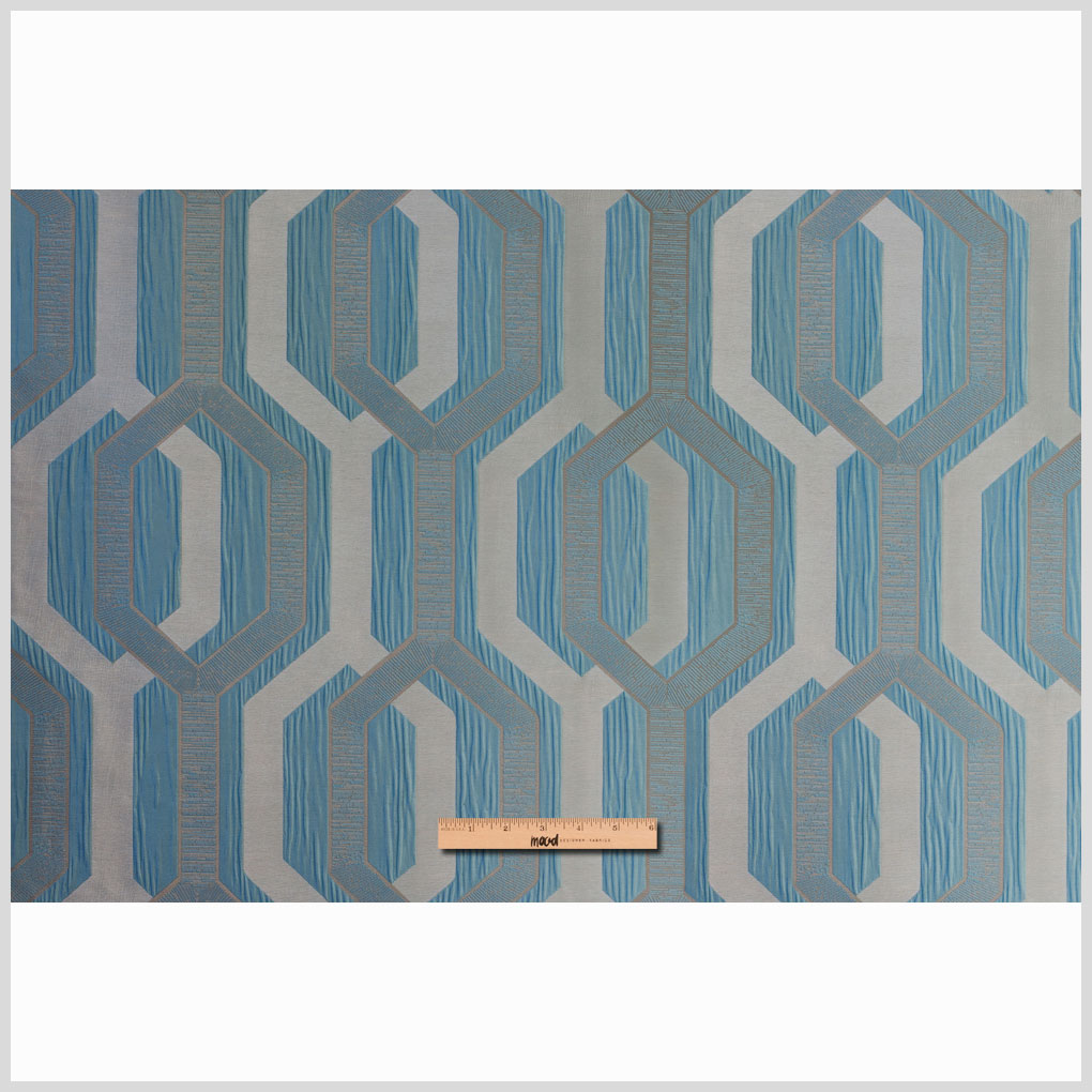 Blue Geometric Poly - Joann Fabrics