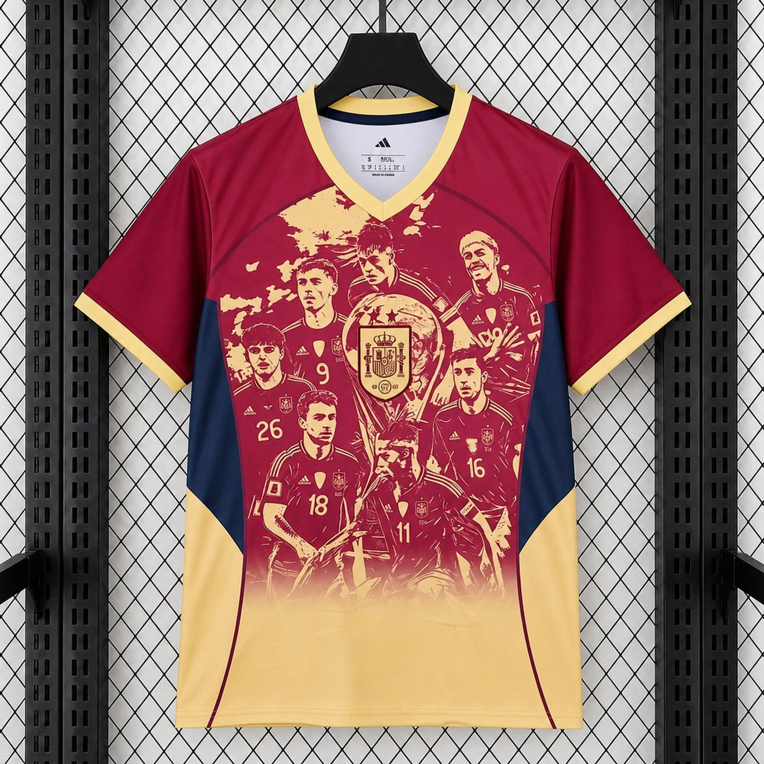 【Two-Crown Star】Spain 2026 World Cup Champions Hero Special Jersey - Fans Version - UnitedFutballJersey
