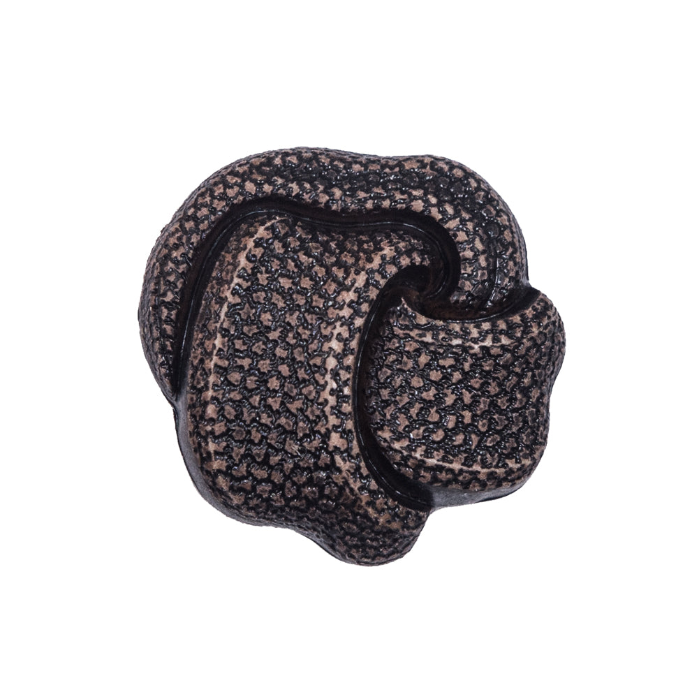 Italian Faded Brown Plastic Knot Shank Back Button - 40L/25.5mm - Joann Fabrics