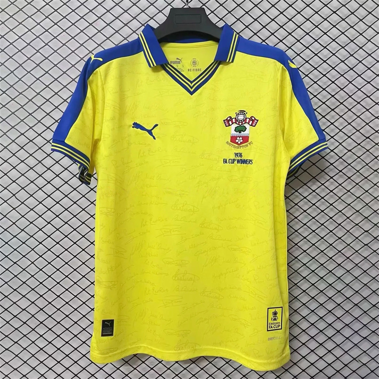 Southampton 26-27 50th Anniversary Yellow Jersey - Fans Version - UnitedFutballJersey