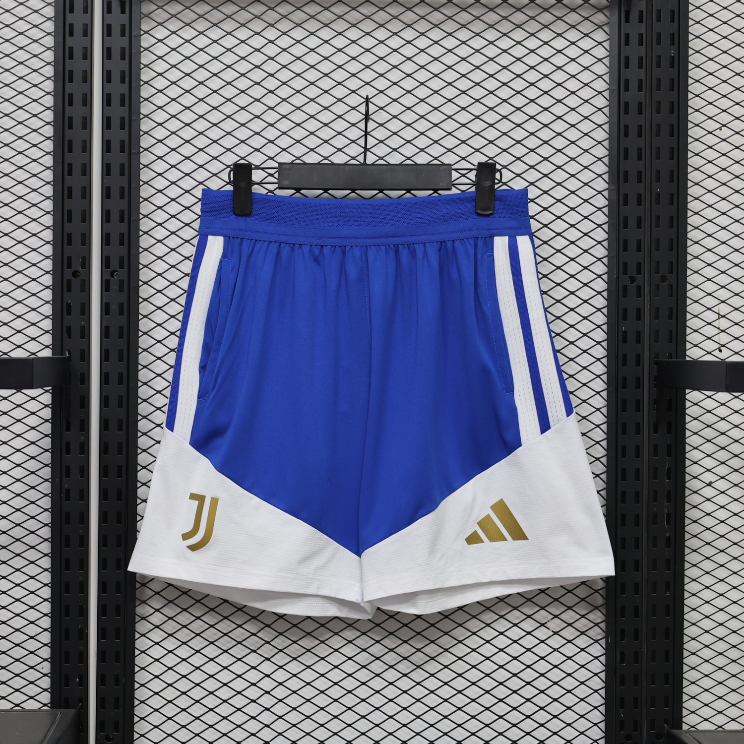 Juventus 26-27 Blue White Shorts - Player Version - UnitedFutballJersey