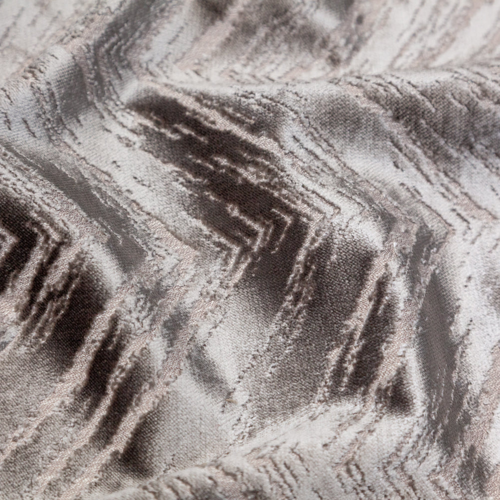Silver Upholstery Velvet Burnout - Joann Fabrics