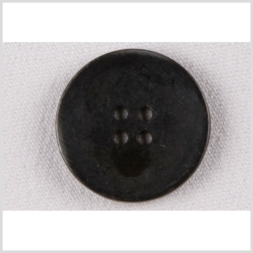 Metal 2-Hole Button - 40L/25.5mm - Dark Gunmetal Distressed Flat - Joann Fabrics