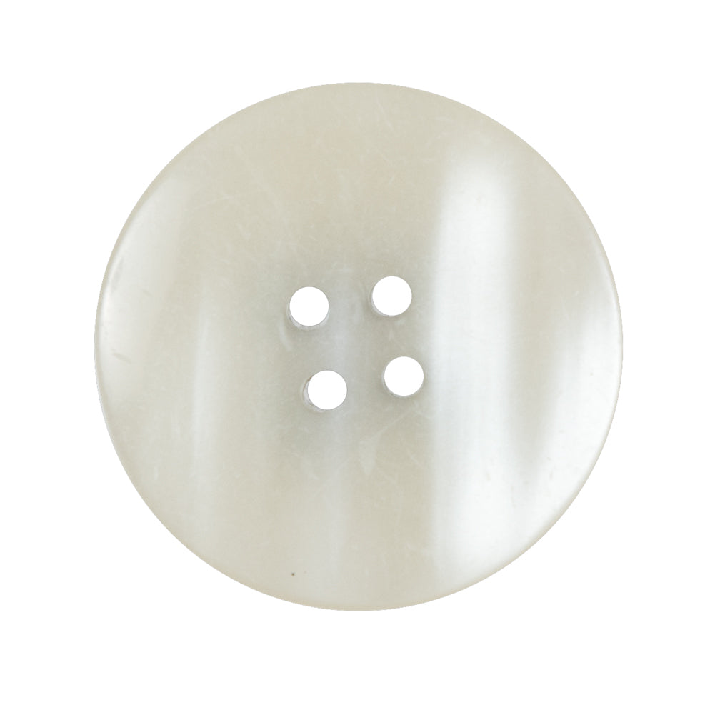 Ivory and Black 4-Hole Button - 44L/28mm - Joann Fabrics