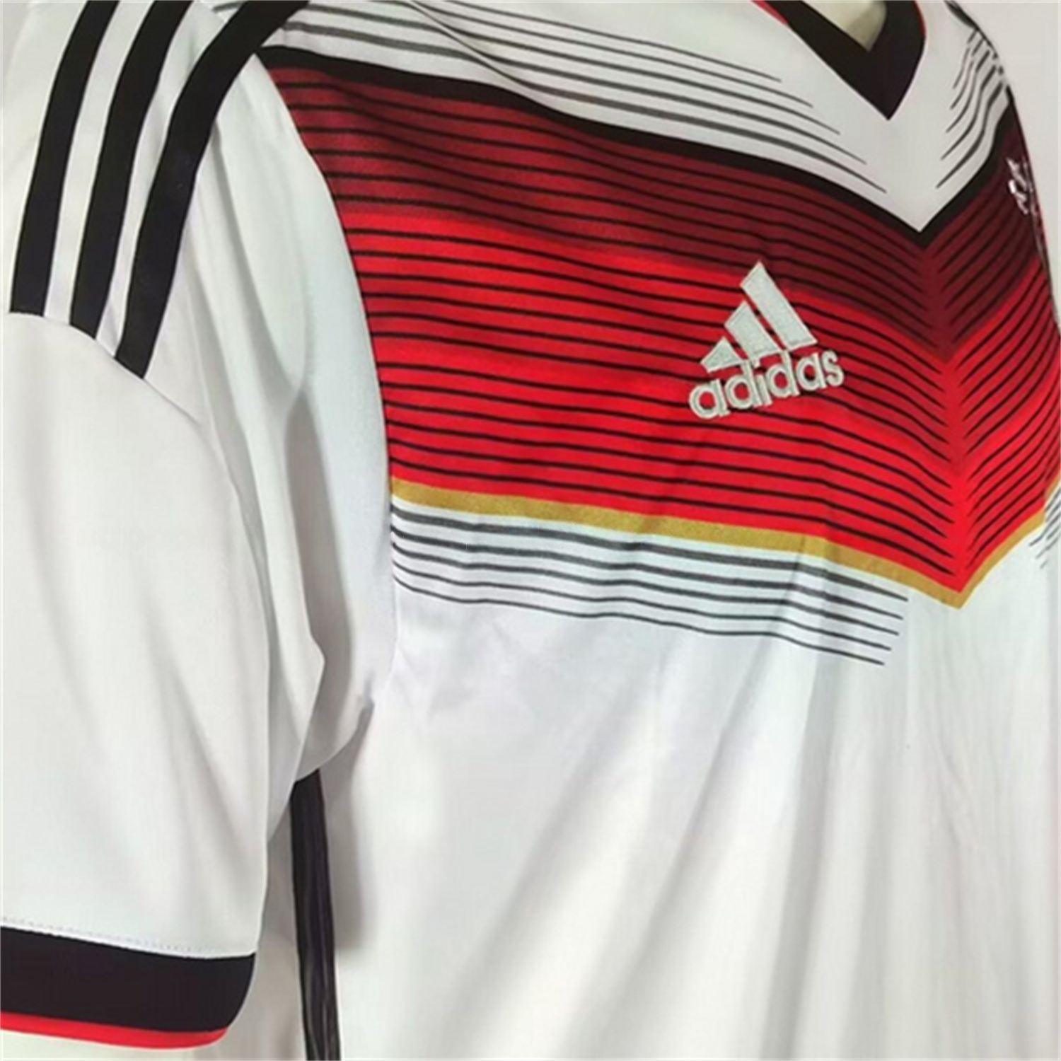 Retro Germany 2014 Home Jersey With 4 Stars - UnitedFutballJersey