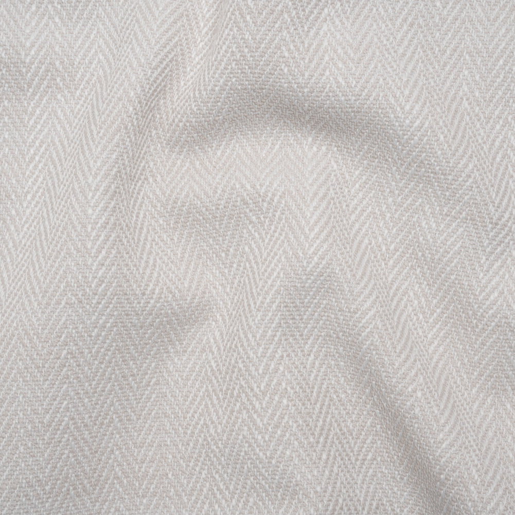 Recycled Polyester Home Decor Twill - Chalk Herringbone - British Imported - Joann Fabrics
