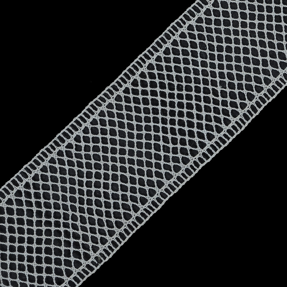 Off-White European Cotton Crochet Trim - 1.5