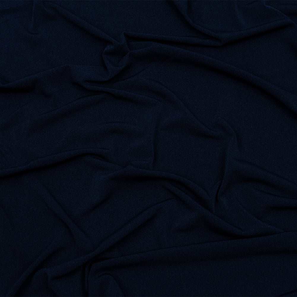 Stretch Polyester Crepe Knit - Navy - Arabesque Collection - Joann Fabrics