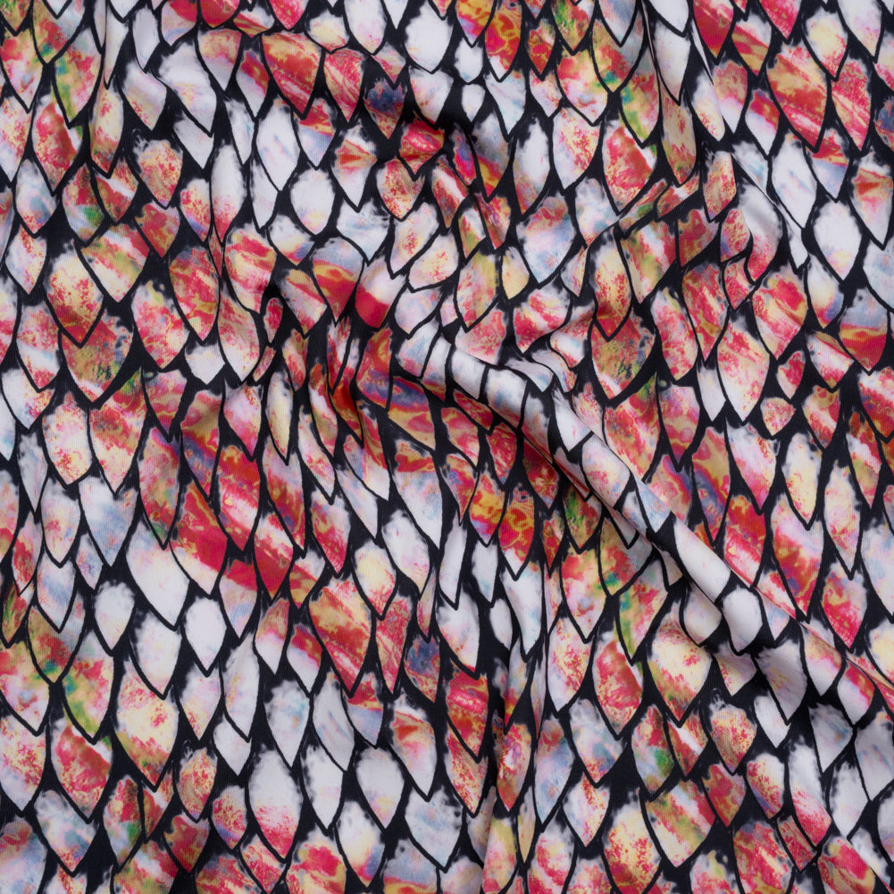 Scales Printed on a Caye UV Protective Compression Swimwear Tricot w/ Aloe Vera Microcapsules - Joann Fabrics