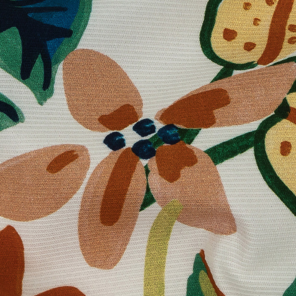 Mood Exclusive Green What's Up Buttercup Stretch Cotton Ottoman - Joann Fabrics