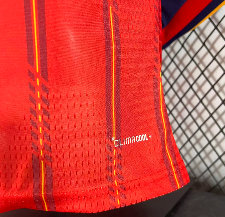 2026 Long Sleeve Player Version Spain Home Football Jersey 1:1 Thai quality