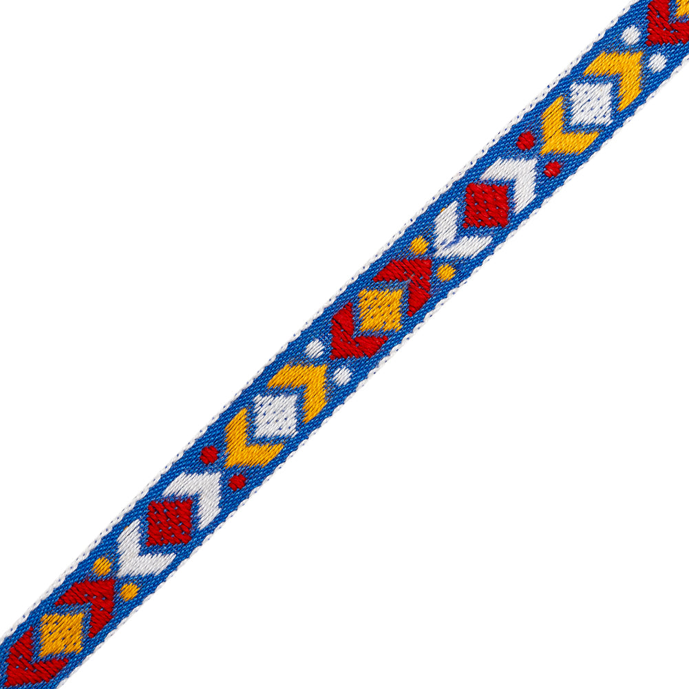 Cotton Jacquard Ribbon - 0.375
