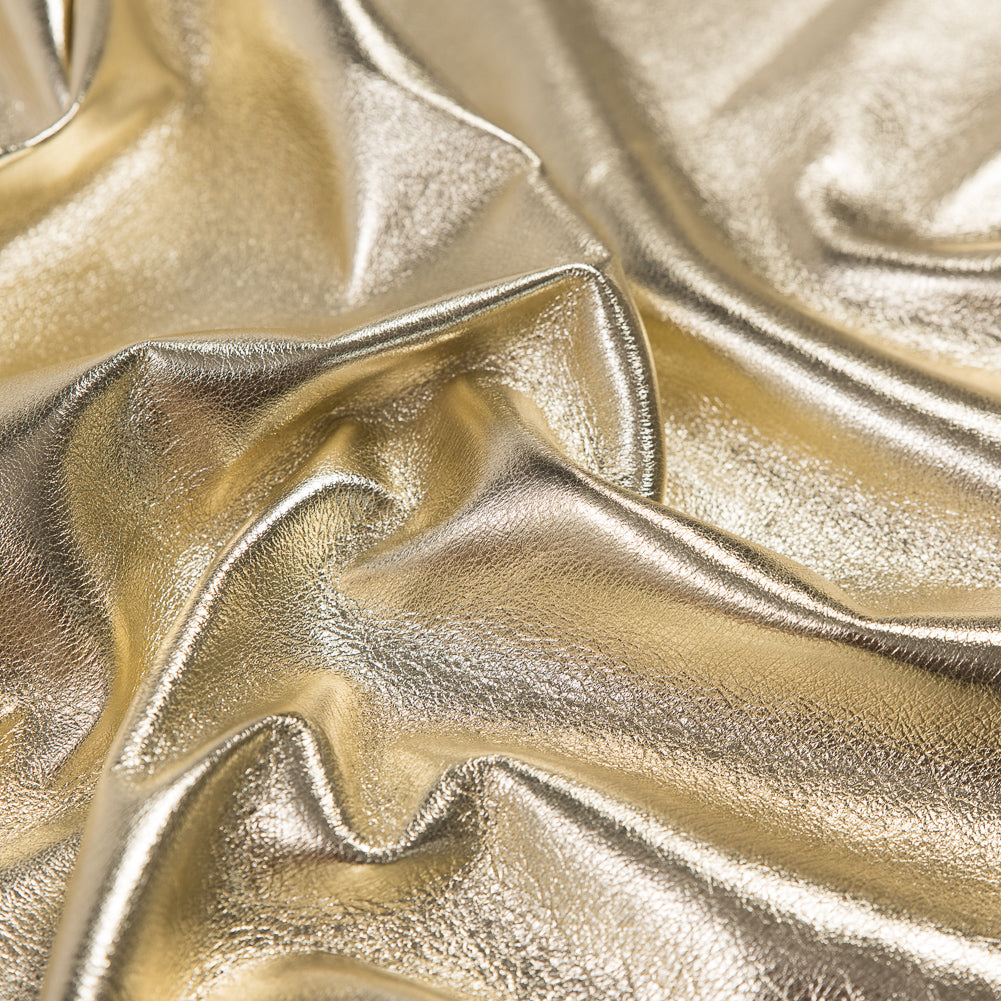 Medium Metallic Gold Foil Lamb Leather - Joann Fabrics