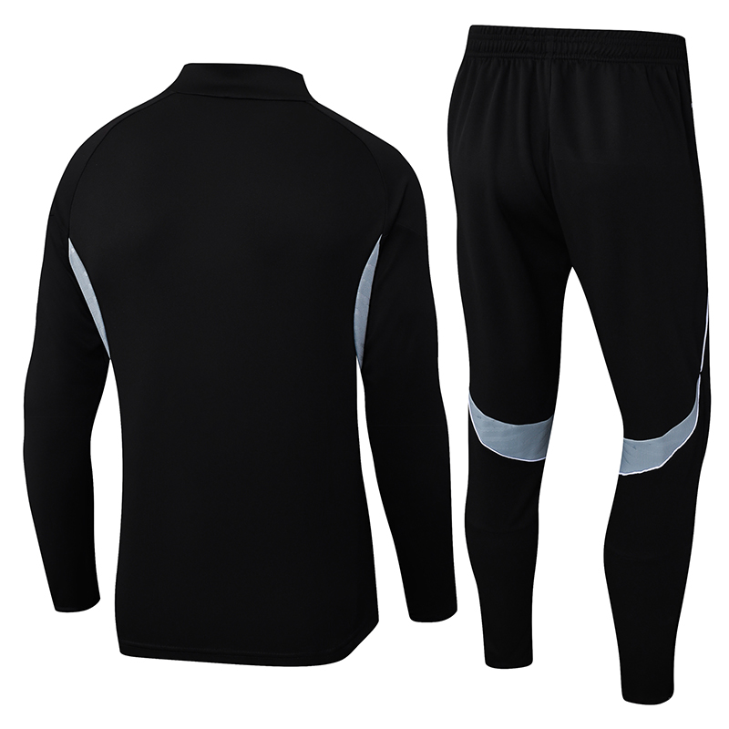 2025/2026 Inter Miami Half-Pull Training Suit Black Football Shirt 1:1 Thai Quality Set