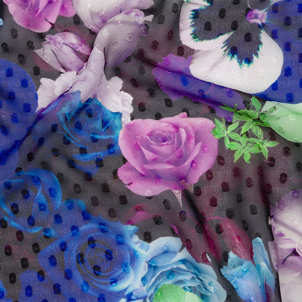 Mood Exclusive Halong Bay Polyester Swiss Dot - Joann Fabrics