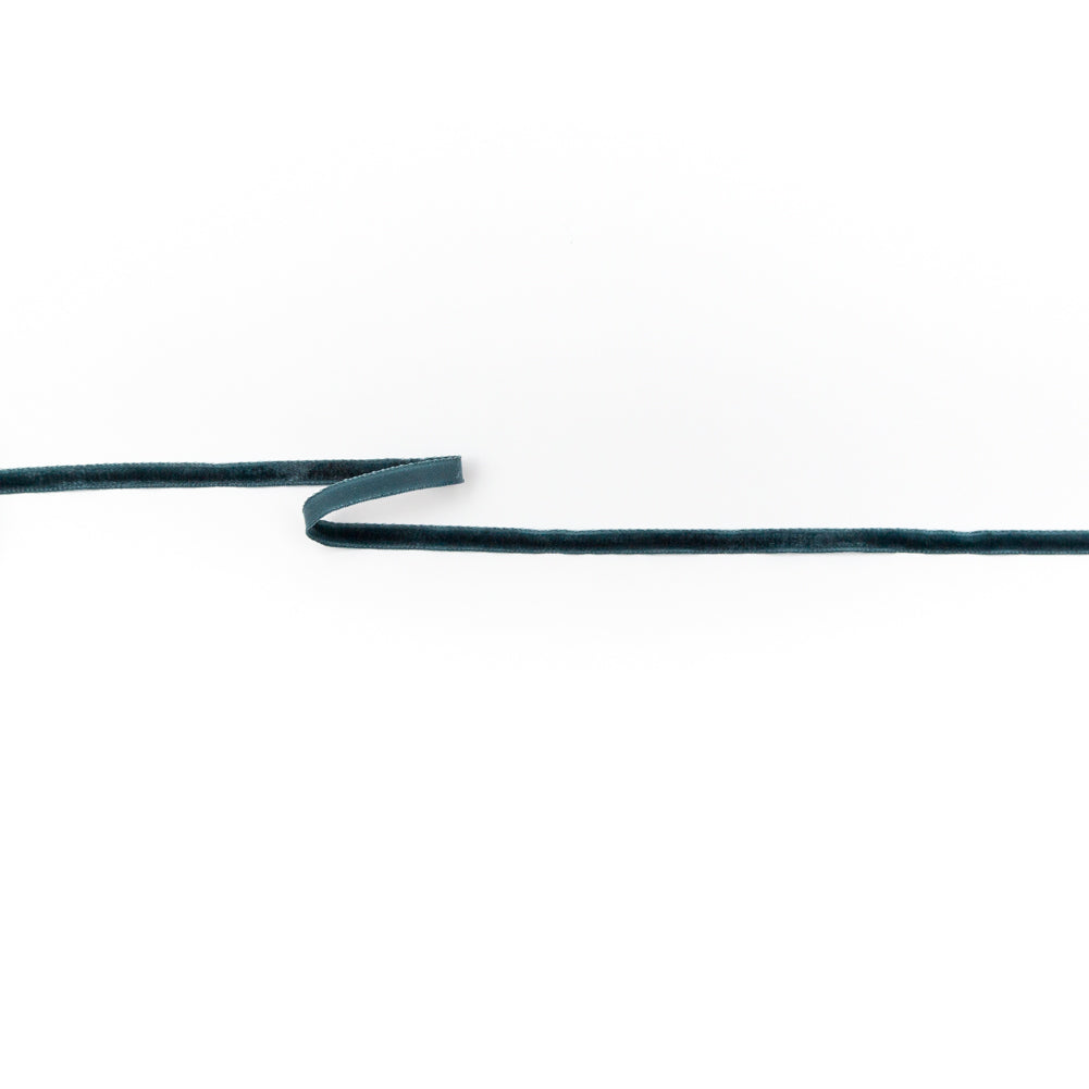 Single Faced Velvet Ribbon Made in Italy - 1/8