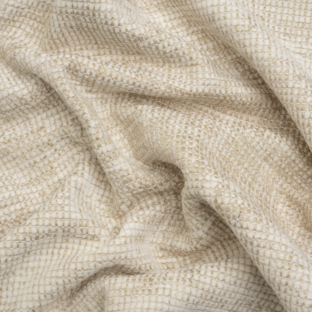 Tweedy Chenille Upholstery Woven - White Hot - Hartsmere Collection - Joann Fabrics