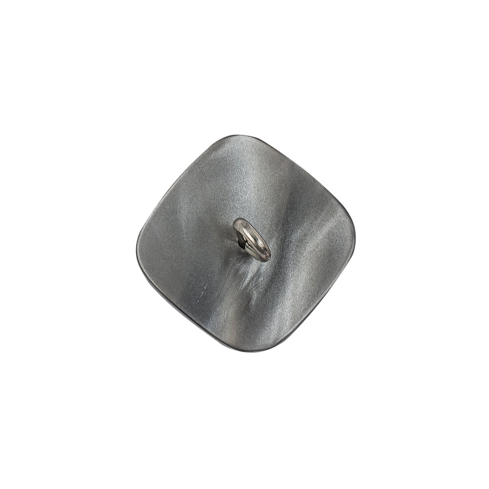 Italian Smoky Beige Haze Plastic and Silver Metal Shank Back Button - 32L/20mm - Joann Fabrics
