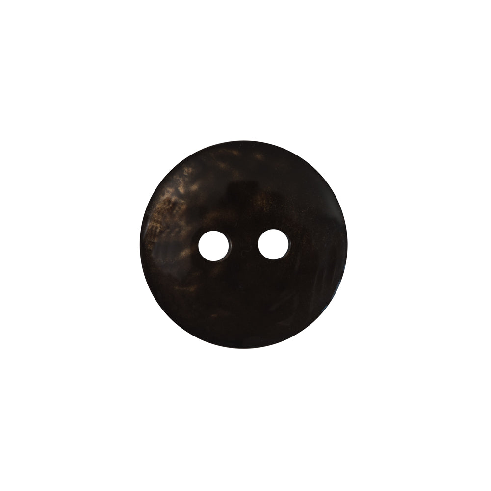 Italian Black and Copper Iridescent 2-Hole Button - 28L/18mm - Joann Fabrics