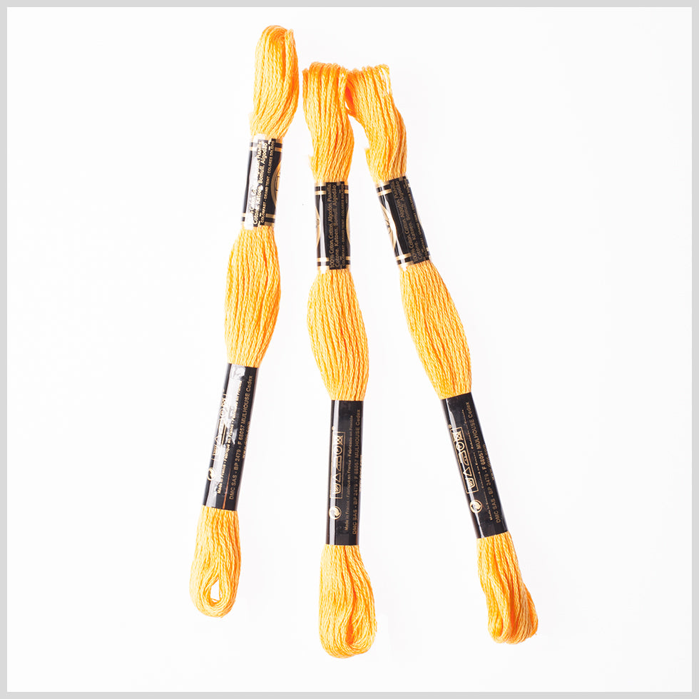 3-Pack DMC Size 6 Embroidery Floss #742 Light Tangerine - Joann Fabrics