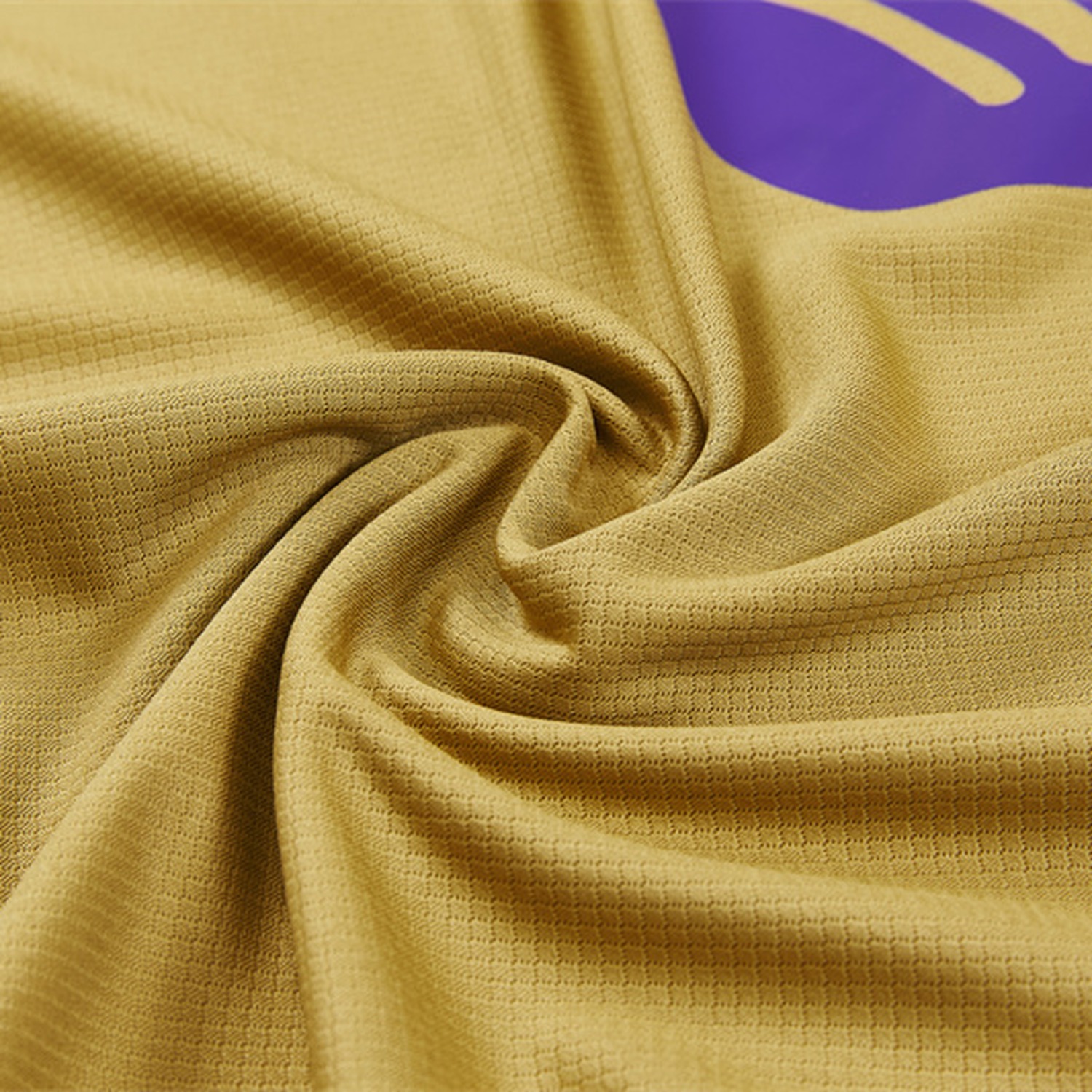 Barcelona 26-27 Kids Short-Sleeve Training Set - Gold Top & Black Shorts - UnitedFutballJersey