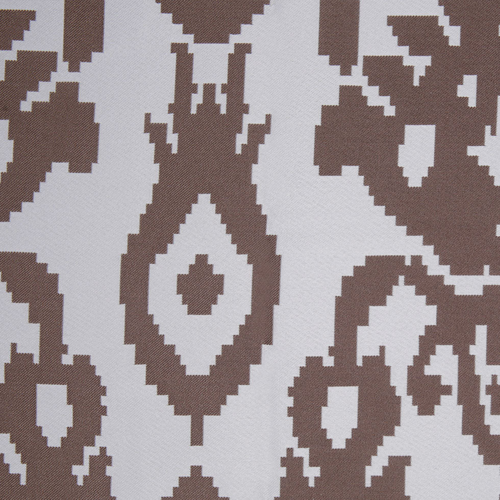 Brown Geometric Polyester Brocade - Joann Fabrics
