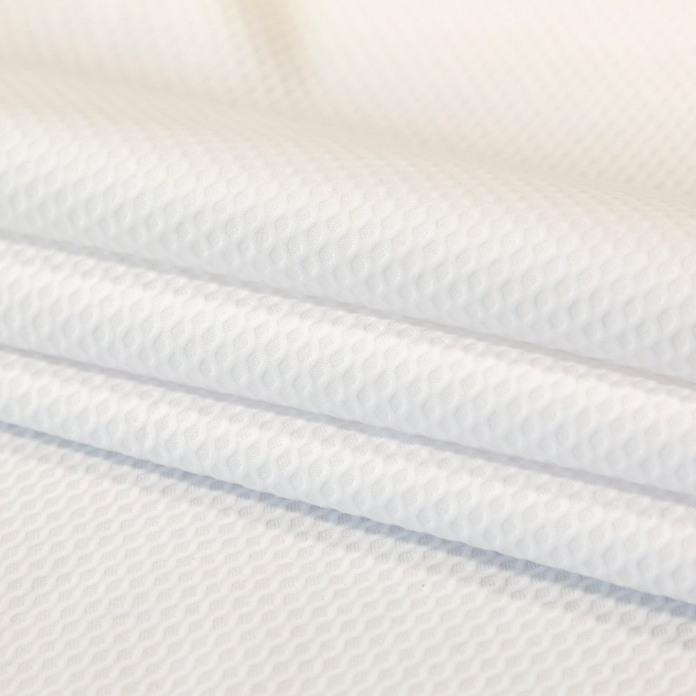 Bullseye Organic Cotton Pique - White - Maiori Collection - Joann Fabrics